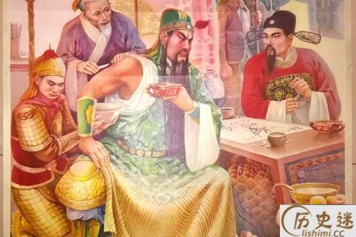 关羽刮骨疗毒和谁下棋