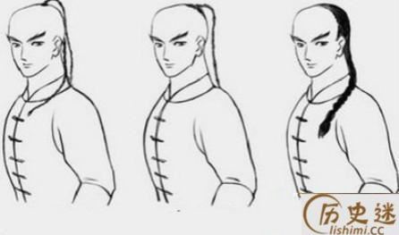 清朝人都要留辫子那么秃顶的和光头人怎么办