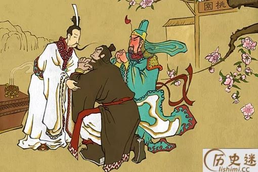 刘关张桃园结义拜的人是谁