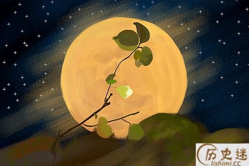 千里共婵娟和露似真珠月似弓哪句诗词描写的是中秋的月亮