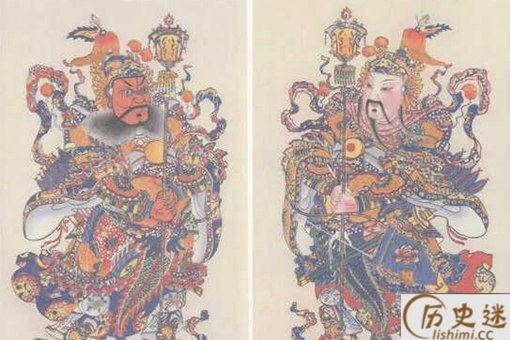 门神秦叔宝和尉迟恭应该怎么贴