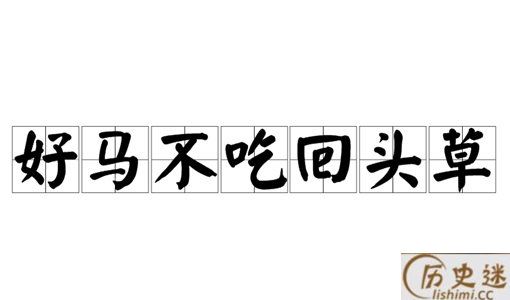 好马不吃回头草下一句是什么