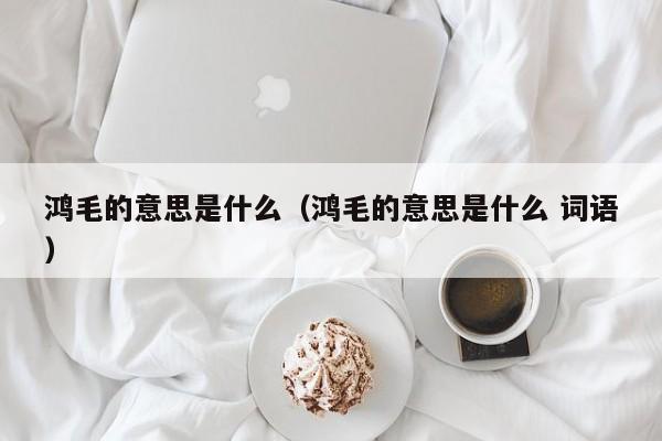 鸿毛的意思是什么（鸿毛的意思是什么 词语）