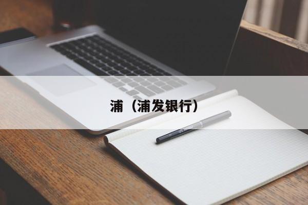浦（浦发银行）