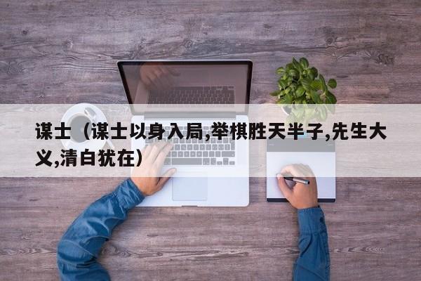 谋士（谋士以身入局,举棋胜天半子,先生大义,清白犹在）