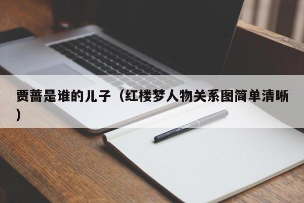 贾蔷是谁的儿子（红楼梦人物关系图简单清晰）