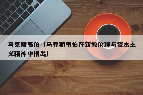 马克斯韦伯（马克斯韦伯在新教伦理与资本主义精神中指出）