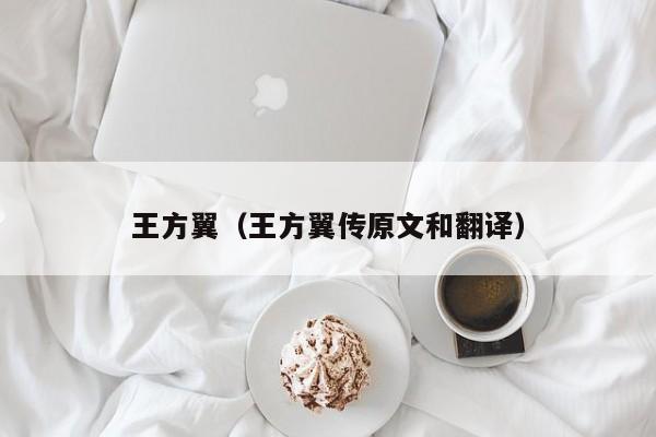 王方翼（王方翼传原文和翻译）